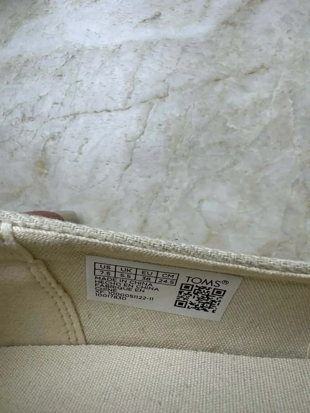 TOMS Alpargata Platform Rope Espadrille Natural Slip On Shoes Womens 7.5